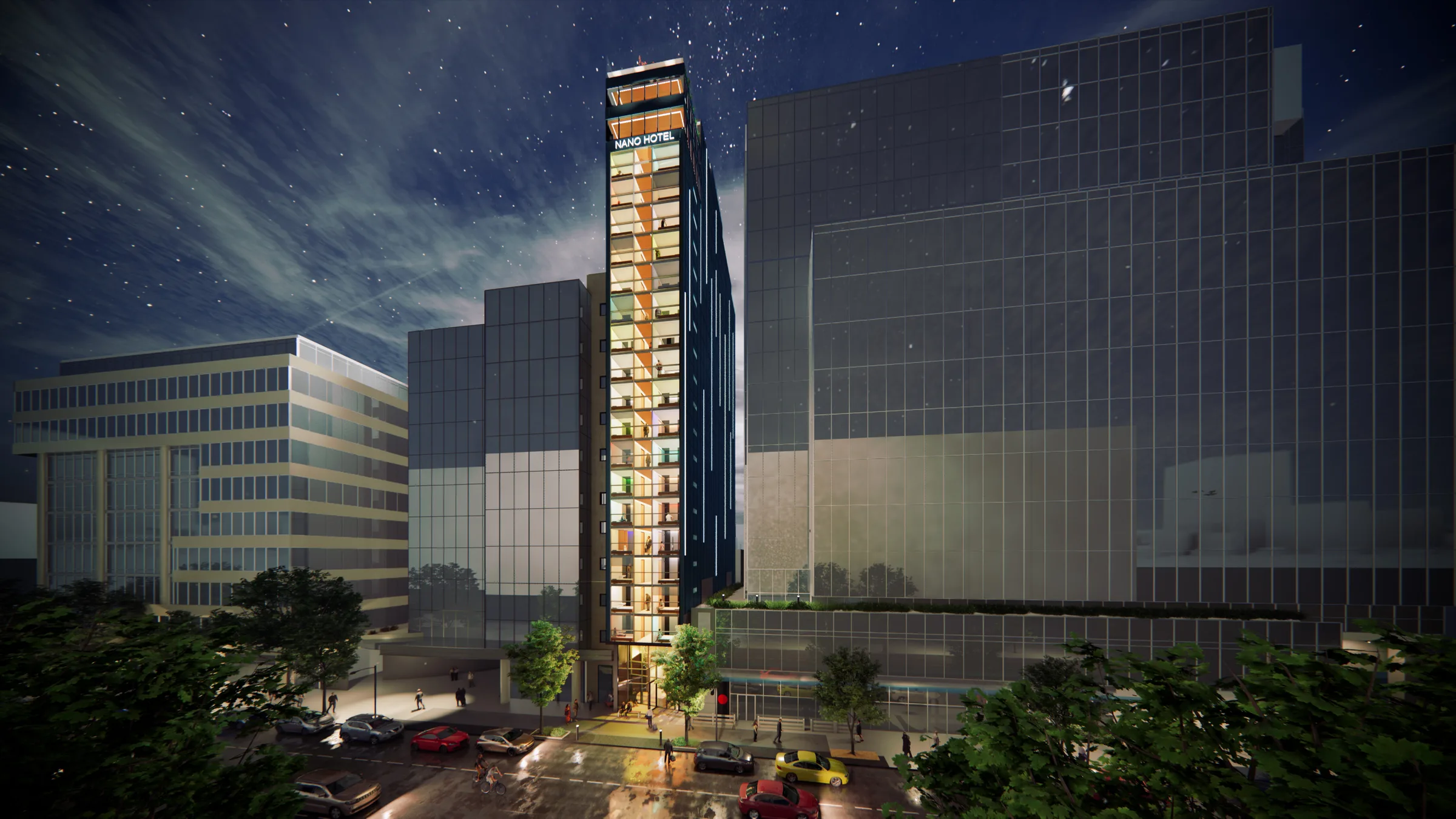 View from Law Court. Down Rendering